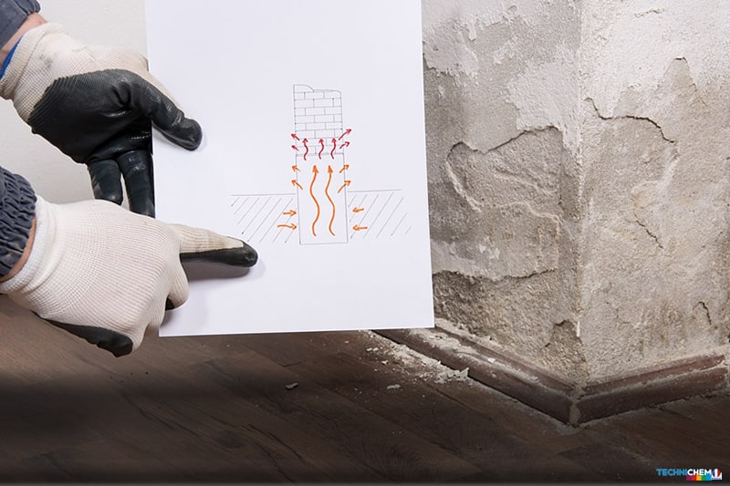 Injection dans les murs contre les remontées capillaires par SOS Humidité